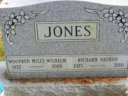 JONES, WINIFRED MILES WILHELM - Baltimore County, Maryland | WINIFRED MILES WILHELM JONES - Maryland Gravestone Photos