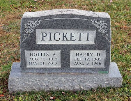 PICKETT, HOLLIS A. - Carroll County, Maryland | HOLLIS A. PICKETT - Maryland Gravestone Photos