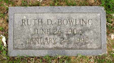 BOWLING, RUTH D. - Charles County, Maryland | RUTH D. BOWLING - Maryland Gravestone Photos