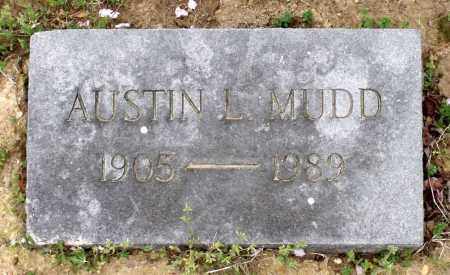 MUDD, AUSTIN L. - Charles County, Maryland | AUSTIN L. MUDD - Maryland Gravestone Photos