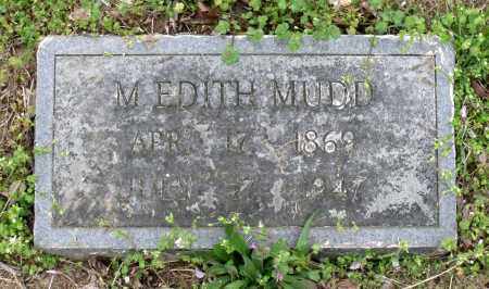 MUDD, M. EDITH - Charles County, Maryland | M. EDITH MUDD - Maryland Gravestone Photos