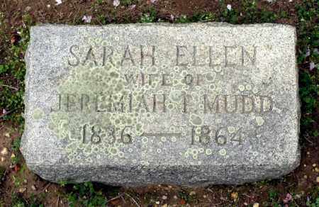 MUDD, SARAH ELLEN - Charles County, Maryland | SARAH ELLEN MUDD - Maryland Gravestone Photos