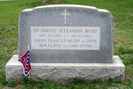 MUDD, SAMUEL ALEXANDER - Charles County, Maryland | SAMUEL ALEXANDER MUDD - Maryland Gravestone Photos