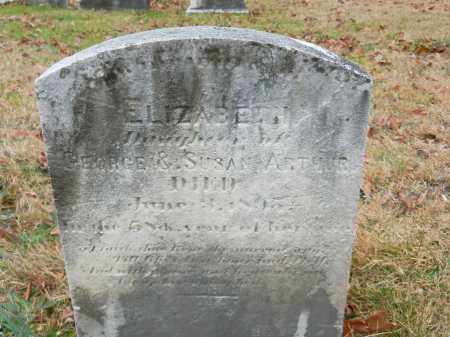 ARTHUR, ELIZABETH - Harford County, Maryland | ELIZABETH ARTHUR - Maryland Gravestone Photos