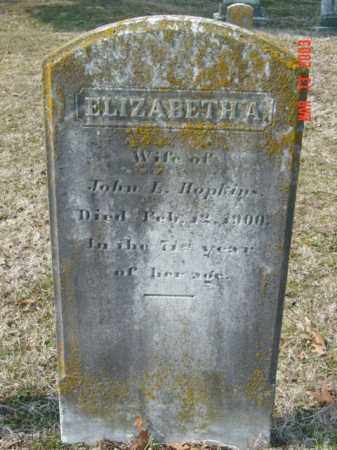 HOPKINS, ELIAZABETH A. - Talbot County, Maryland | ELIAZABETH A. HOPKINS - Maryland Gravestone Photos