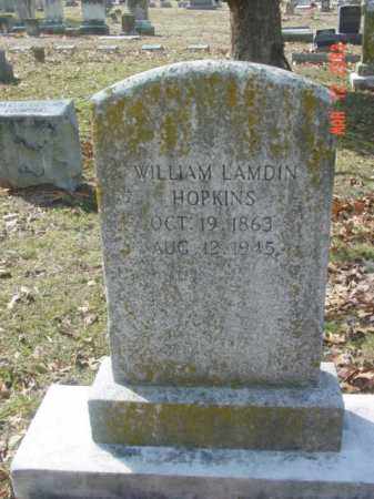 HOPKINS, WILLIAM LAMDIN - Talbot County, Maryland | WILLIAM LAMDIN HOPKINS - Maryland Gravestone Photos