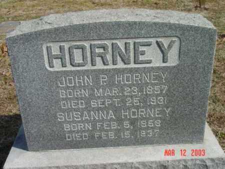 HORNEY, JOHN P. - Talbot County, Maryland | JOHN P. HORNEY - Maryland Gravestone Photos