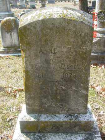 MASSEY, ANNE P. - Talbot County, Maryland | ANNE P. MASSEY - Maryland Gravestone Photos