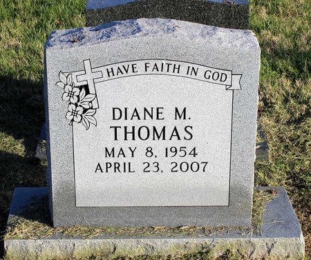 THOMAS, DIANE M. - Prince George's County, Maryland | DIANE M. THOMAS - Maryland Gravestone Photos